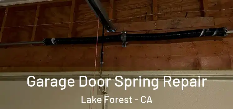  Garage Door Spring Repair Lake Forest - CA