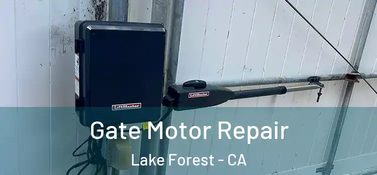 Gate Motor Repair Lake Forest - CA